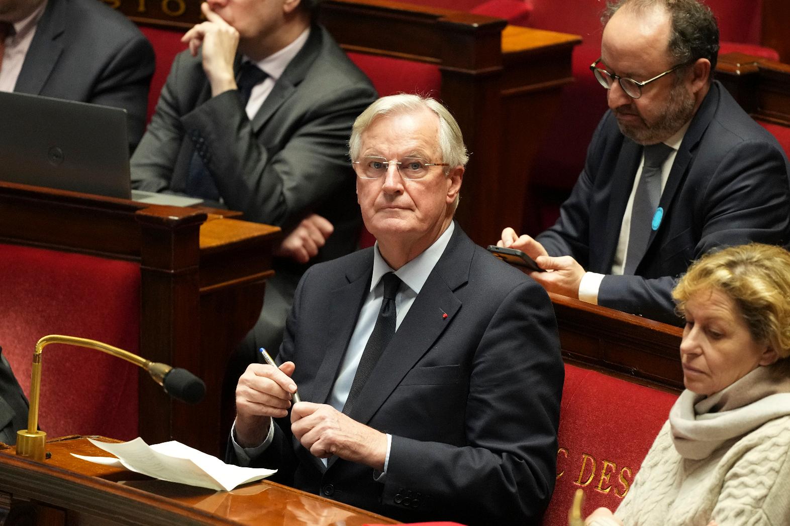 French government faces no-confidence vote over Barnier's austerity budget